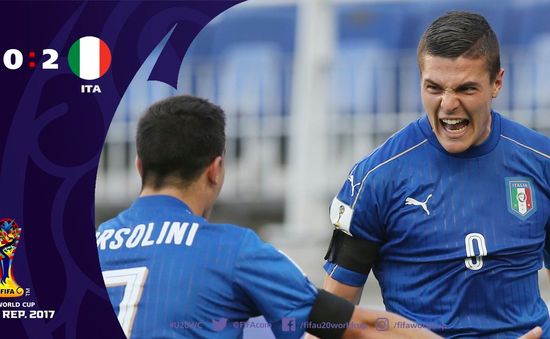 Kết quả FIFA U20 thế giới 2017: U20 Italia giành chiến thắng đầu tiên