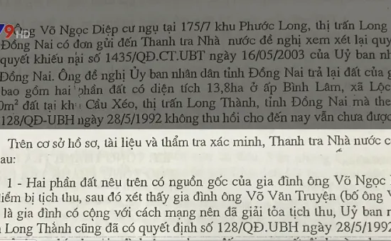 Mẹ Việt Nam anh hùng trước nguy cơ mất hàng nghìn m2 đất