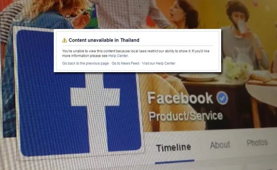 Thái Lan tuyên bố sẵn sàng chặn Facebook