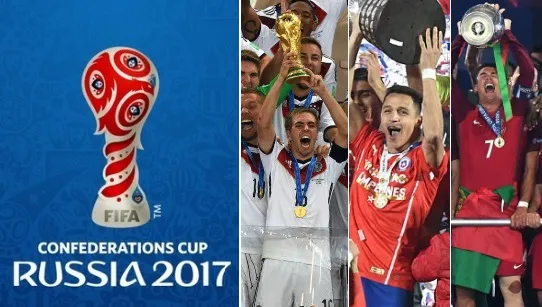 Lộ diện đầy đủ 8 đội tuyển tham dự FIFA Confederations Cup 2017