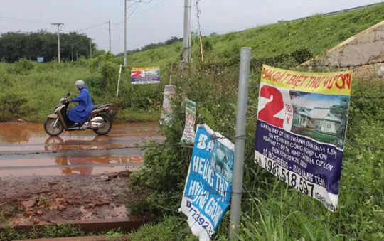 Giá đất vùng phụ cận sân bay Long Thành bị đẩy lên do “sốt ảo”