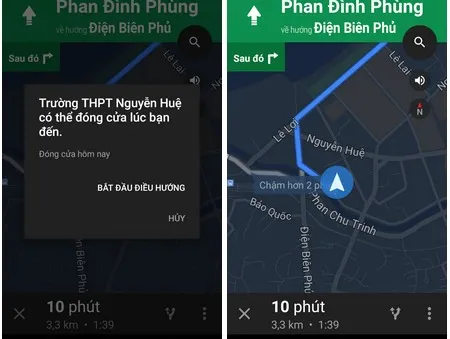 Google Maps cho phép lưu và chia sẻ điểm đến