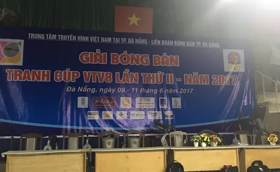 Gần 300 VĐV tham dự Giải bóng bàn tranh cúp VTV8 lần II – 2017