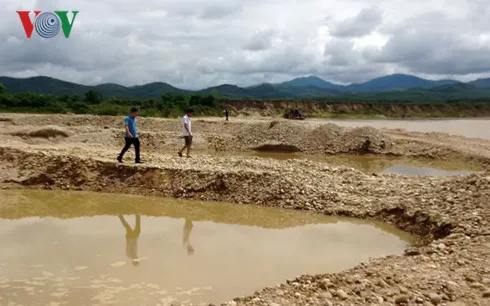 Kon Tum ra công điện xử lý vi phạm khai thác cát sỏi