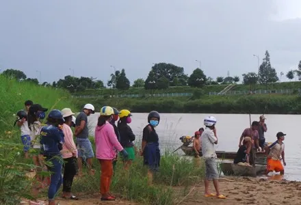 Lật thuyền ở Kon Tum, hai cha con tử vong