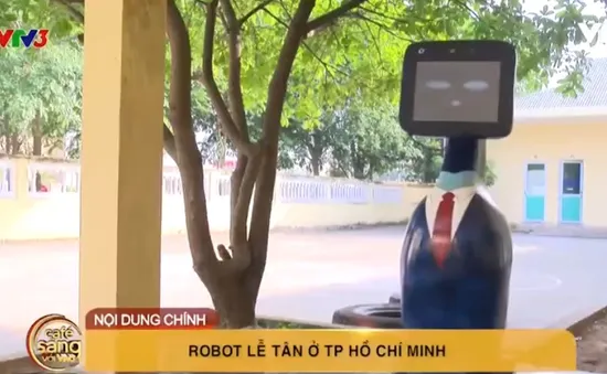 Café sáng với VTV3: Độc đáo robot lễ tân ở TP.HCM