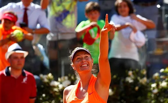 Vòng 1 Rome mở rộng 2017: Maria Sharapova ra quân thành công