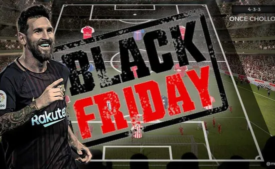 Messi trong đội hình khủng giá 0 đồng ngày Black Friday