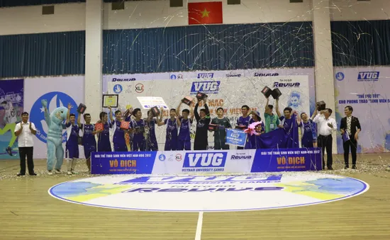 ĐH Bách Khoa giành ngôi vô địch Futsal sinh viên khu vực TP.HCM