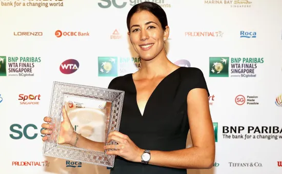 Muguruza trở thành tay vợt nữ xuất sắc nhất năm 2017