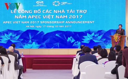 Công bố các nhà tài trợ năm APEC 2017