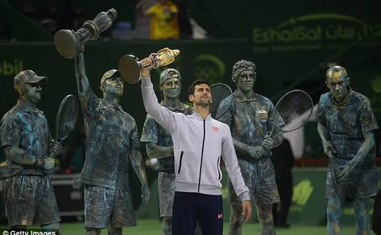 Vượt qua Murray, Djokovic bảo vệ thành công chức vô địch Qatar Open