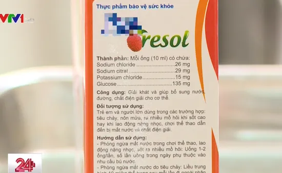 Hiểm họa từ việc dùng Oresol dạng thực phẩm chức năng cho trẻ