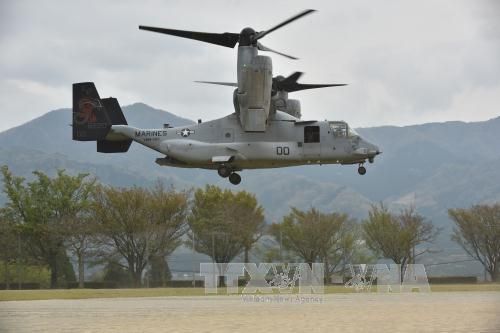 2 máy bay Osprey của Mỹ hạ cánh khẩn xuống sân bay ở Okinawa