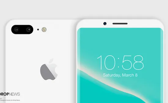 Mãn nhãn với concept iPhone 8 phiên bản Jet White