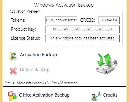 Cách sao lưu, phục hồi bản quyền Windows và Office
