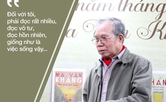 Nhiều tác phẩm nổi tiếng của nhà văn Ma Văn Kháng tái ngộ độc giả