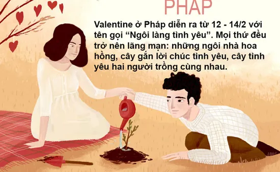 Khám phá những phong tục Valentine độc đáo trên thế giới