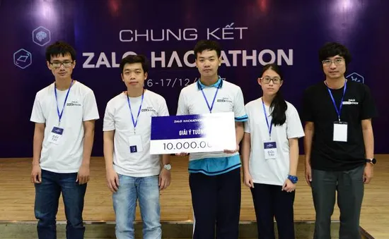 Học sinh cấp 3 giành giải cao ở Zalo Hackathon 2017