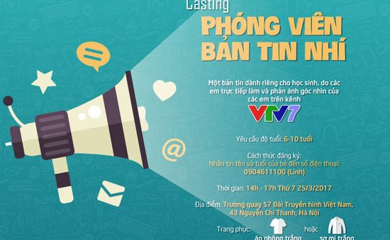 Thử sức làm phóng viên nhí của VTV7