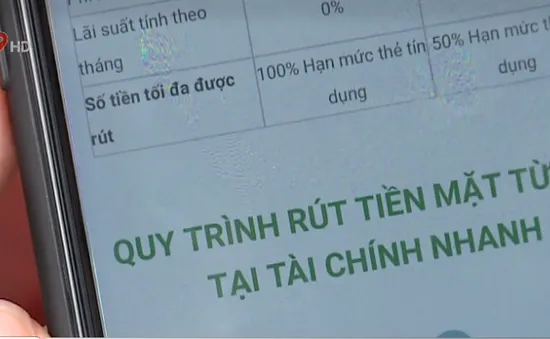 “Nở rộ” hình thức rút tiền mặt từ thẻ tín dụng