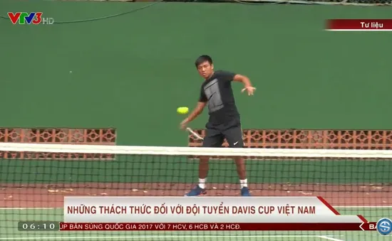 Những thách thức với ĐT Davis Cup Việt Nam trước trận Play-off với ĐT Iran