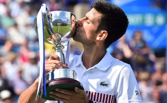 Aegon International 2017: Vượt qua Monfils, Djokovic có danh hiệu sau gần 6 tháng trắng tay