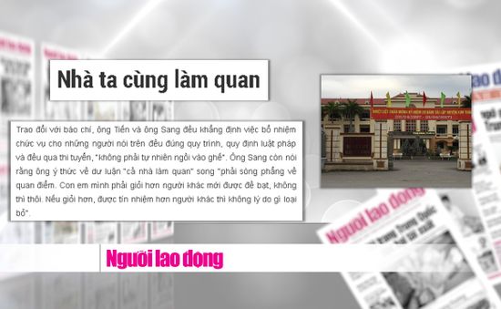 Cả nhà làm quan tại Hải Dương: Do con em mình giỏi hơn người khác