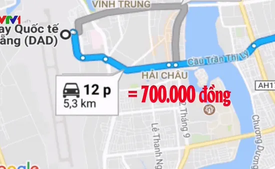 Đình chỉ tài xế taxi “chặt chém” du khách Hàn Quốc tại Đà Nẵng