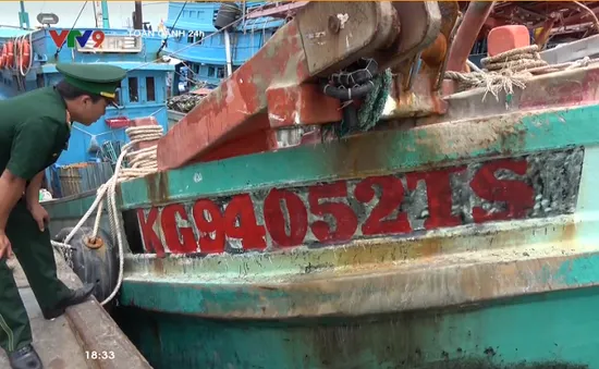 Bà Rịa - Vũng Tàu: Phát hiện 4 ghe tàu sang Malaysia đánh cá trái phép