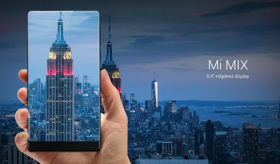 Màn hình Xiaomi Mi MIX 2 chiếm tới 93% diện tích thân máy