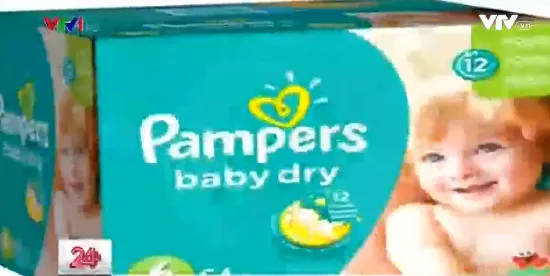 Hàn Quốc điều tra tã trẻ em Pampers nghi có chất độc hại