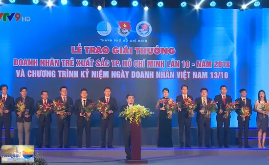 TP.HCM trao giải thưởng doanh nhân trẻ xuất sắc năm 2018