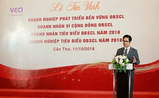 Vinh danh doanh nghiệp, doanh nhân tiêu biểu khu vực ĐBSCL năm 2018