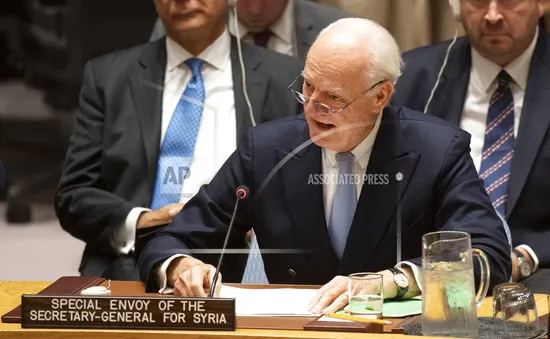 Đặc phái viên LHQ về Syria Staffan de Mistura thông báo từ chức