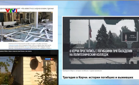 Vụ xả súng đẫm máu nhằm vào trường học - Chủ đề "nóng" của báo chí Nga tuần qua