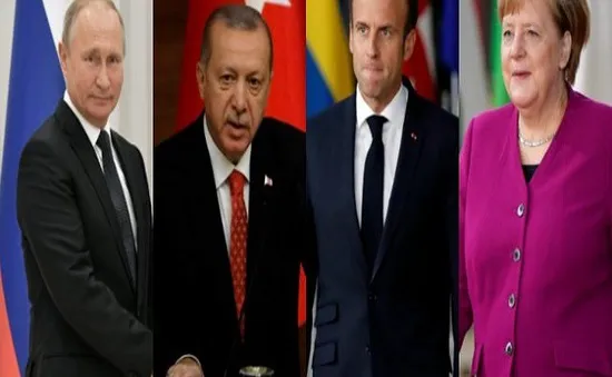Nga, Pháp, Đức, Thổ Nhĩ Kỳ ra tuyên bố chung về Syria