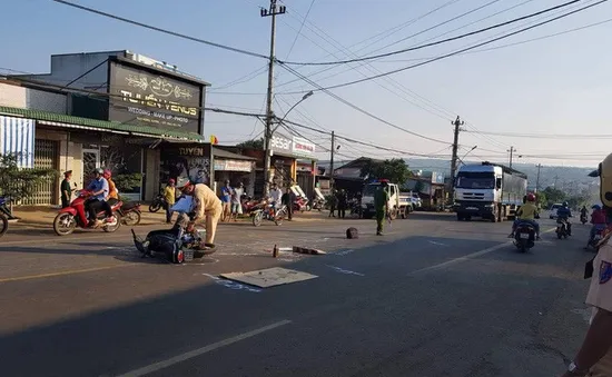 Camera trạm thu phí giúp truy tìm xe tải cán chết Trung úy quân đội