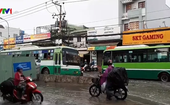 TP.HCM chuẩn bị đón đợt triều cường lớn, ngập úng xảy ra ở nhiều khu vực