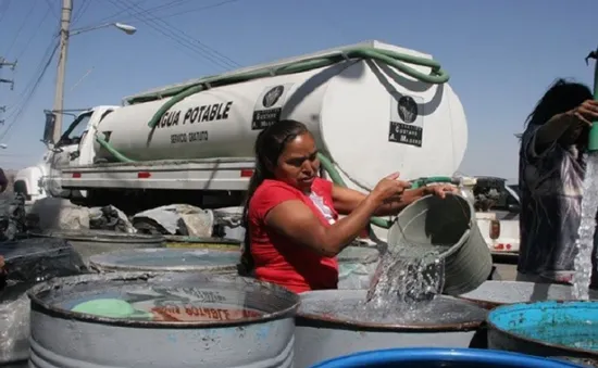 Hàng triệu cư dân thủ đô Mexico lao đao vì mất nước