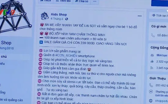 “Công thức” lừa đảo bán hàng phổ biến trên Facebook