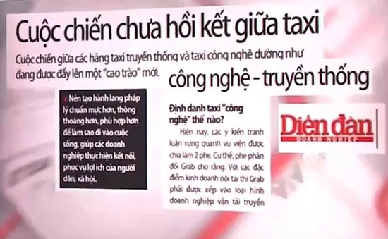 Cuộc chiến chưa hồi kết giữa taxi truyền thống - công nghệ