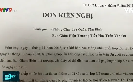 Vụ phạt học sinh tự tát vào mặt: Phụ huynh mong muốn có hình thức xử lý thấu tình đạt lý