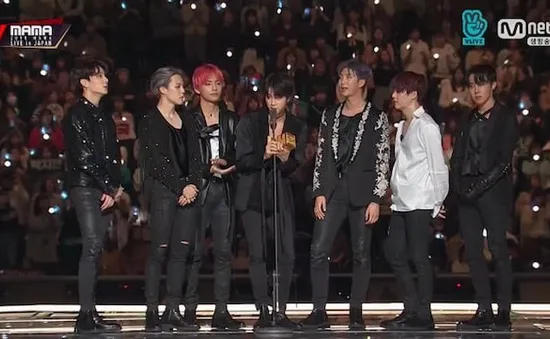 MAMA 2018: BTS lại làm mưa làm gió tại lễ trao giải ở Nhật Bản