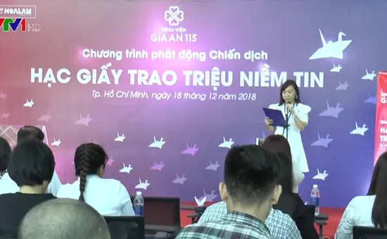 Phát động chiến dịch “Hạc giấy trao triệu niềm tin” ủng hộ trẻ em mắc bệnh hiểm nghèo