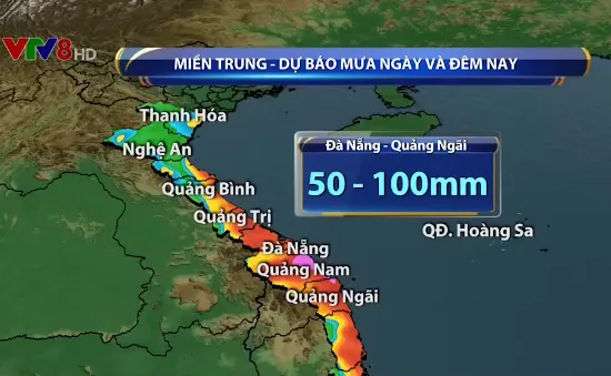 Cảnh báo mưa lớn và sạt lở đất ở Trung Bộ