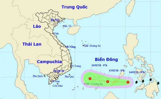 Bão Sanba đã suy yếu thành áp thấp nhiệt đới