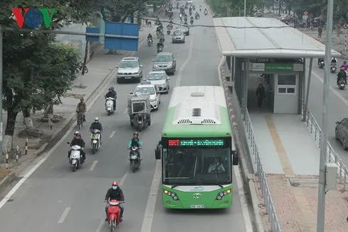 Hà Nội: Tuyến bus BRT 01 vận chuyển gần 5 triệu lượt khách sau 1 năm vận hành