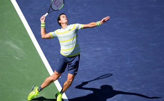 Milos Raonic vào bán kết Indian Wells 2018