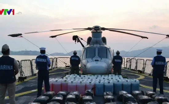 Mexico thu giữ gần nửa tấn ma túy ngoài khơi bang Guerrero